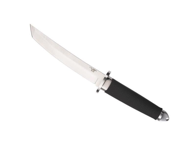 TANTO HERBERTZ GOMME NOIR 18CM INOX + ETUI NOIR