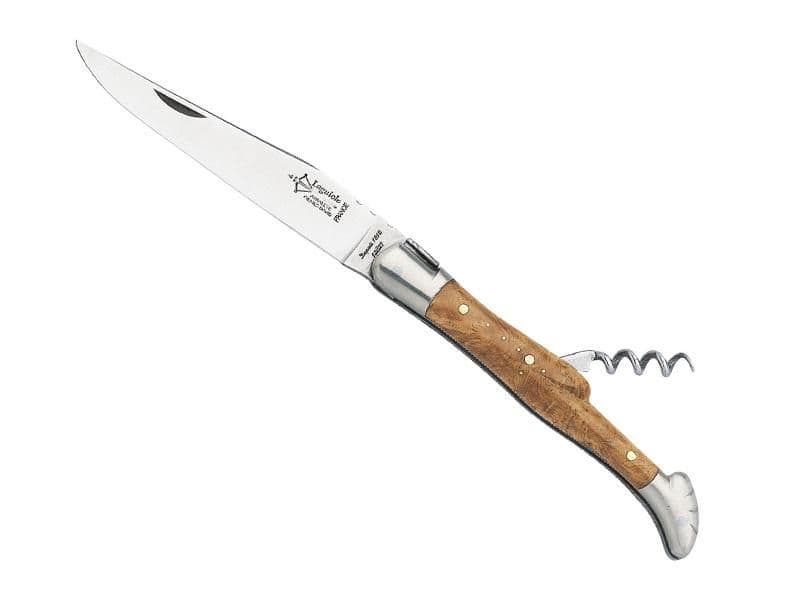 LAGUIOLE G.DAVID 2P GENEVRIER MITRES INOX MAT 12CM
