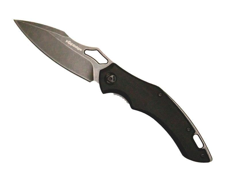 COUTEAU FOX EDGE SPARROW G10 NOIR STONEWASHED