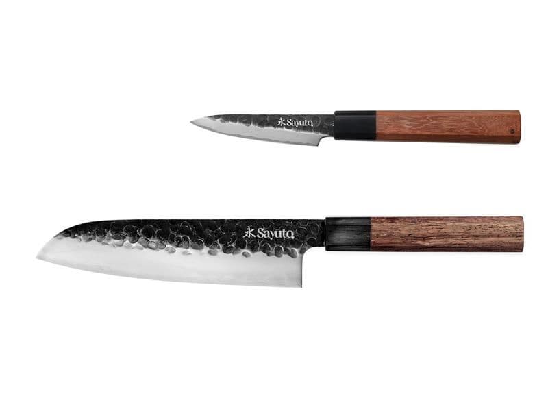 COFFRET 2 COUTEAUX SAYUTO SEQUOIA SAN MAI (SANTOKU + OFFICE)