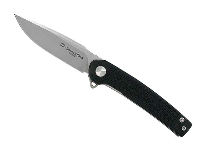 COUTEAU MASERIN G10 NOIR 11CM INOX